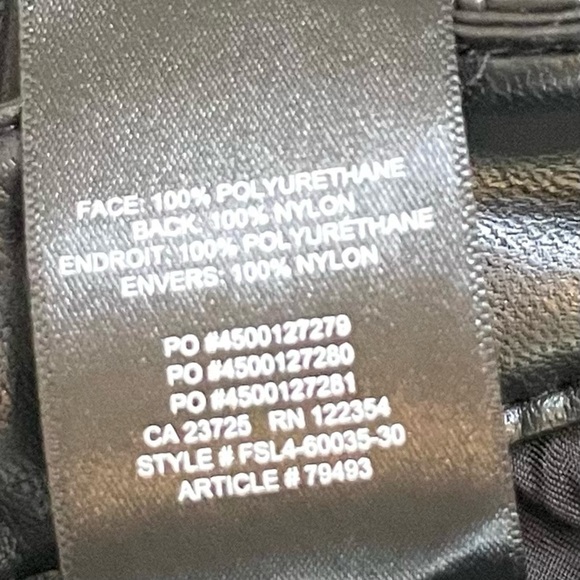 Aritzia Wilfred Melina vegan leather pants 00 - Picture 11 of 14